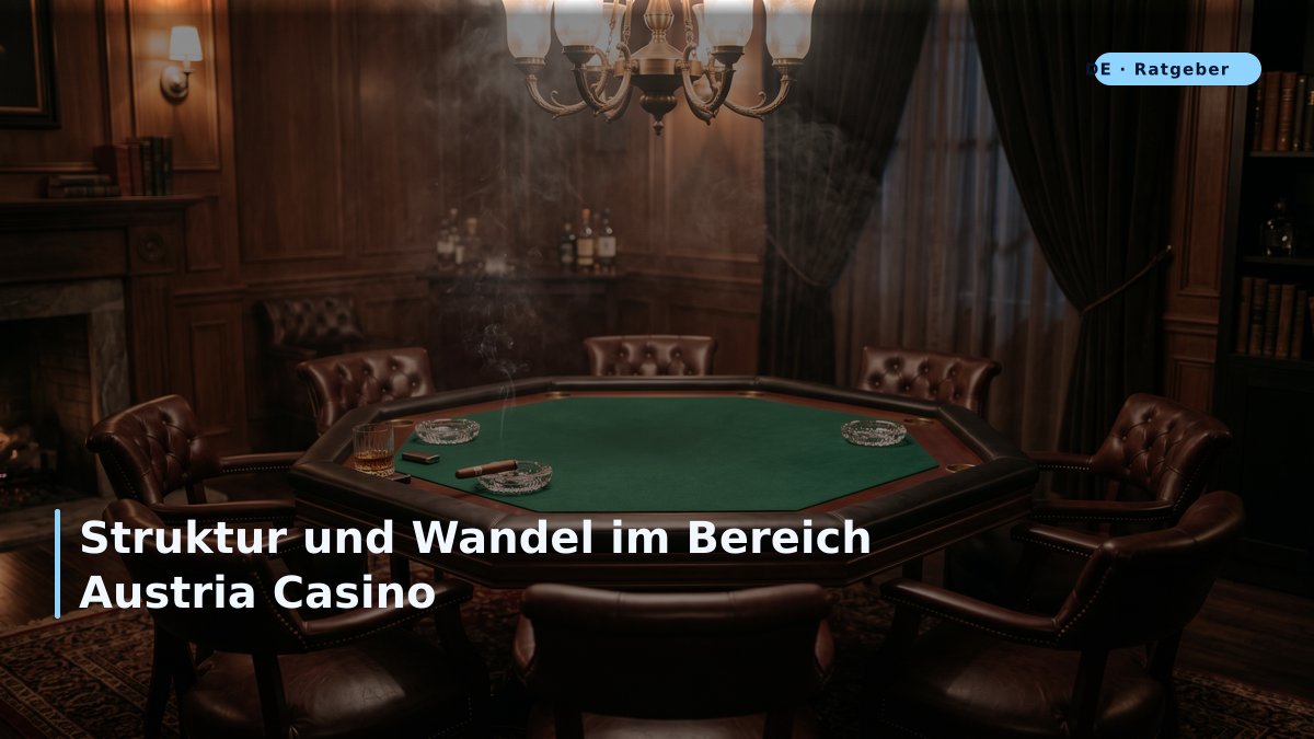 Struktur und Wandel im Bereich Austria Casino