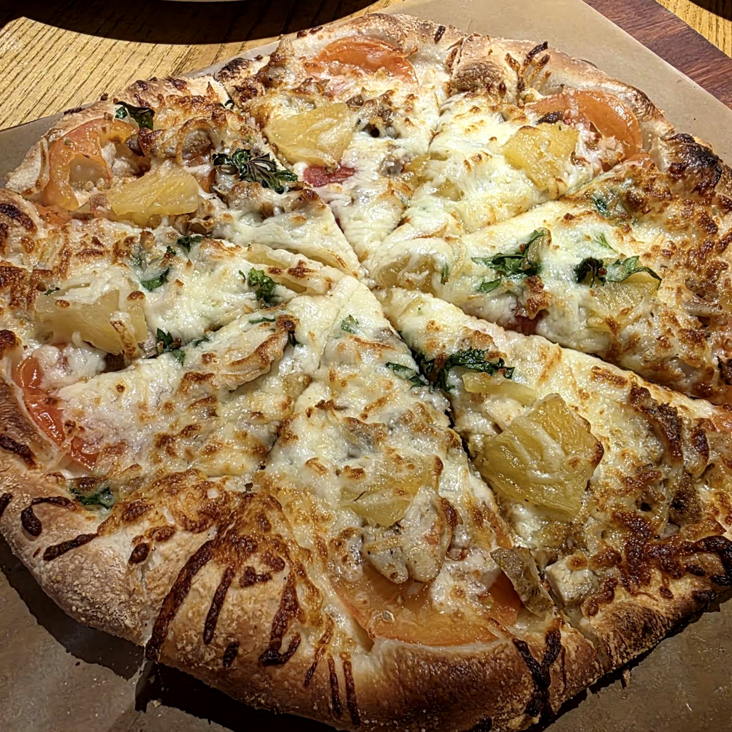 Fresh pastries and bakery items at Marché