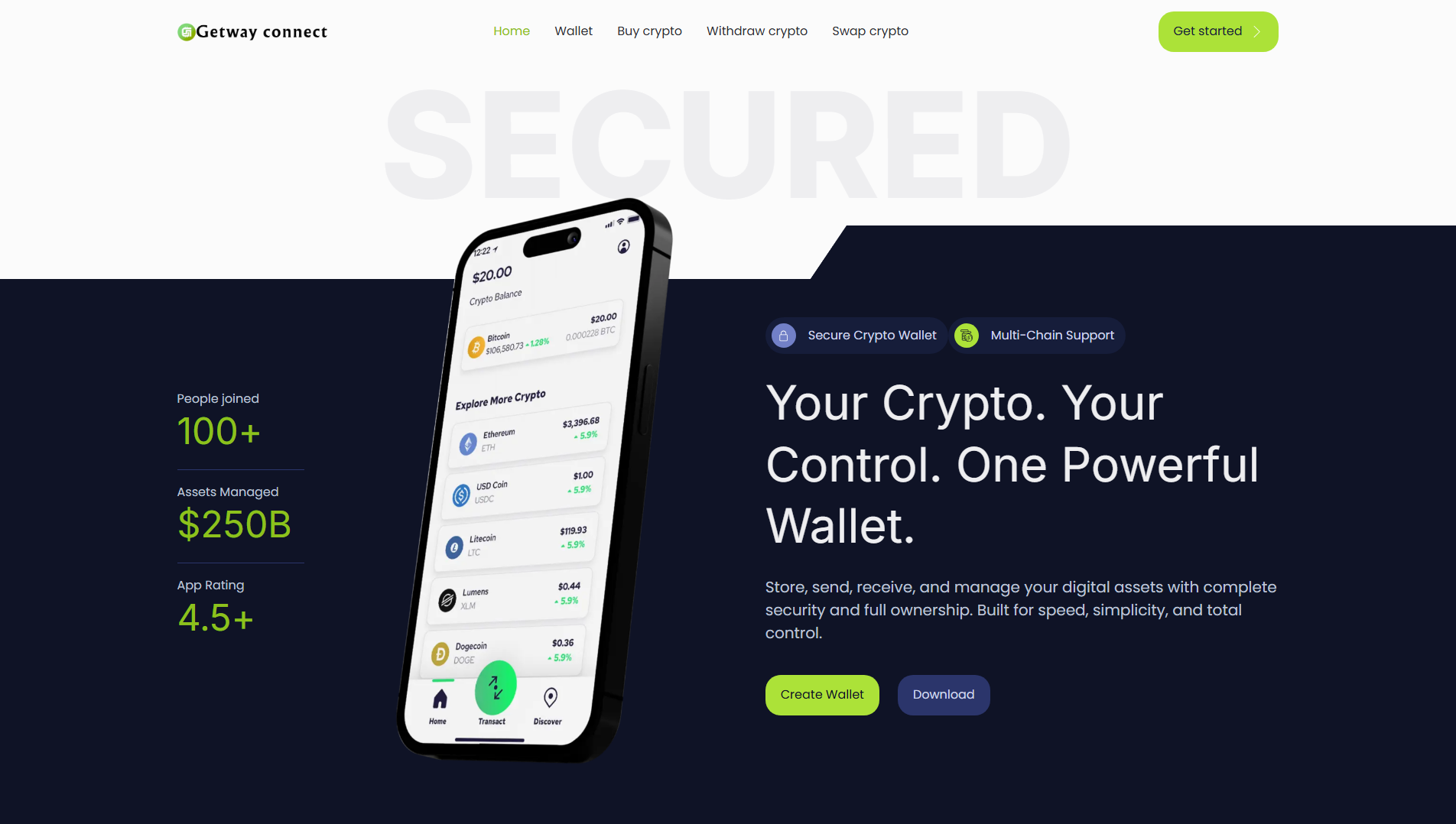 Screenshot of getwayconnect.com