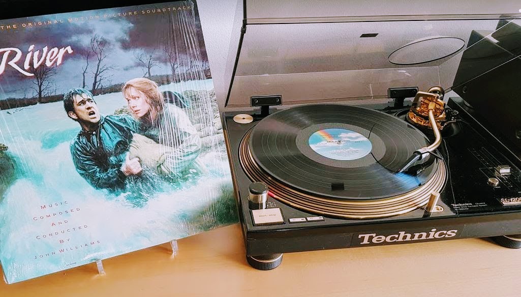 Technics SL-1200 turntable with John Williams THE RIVER