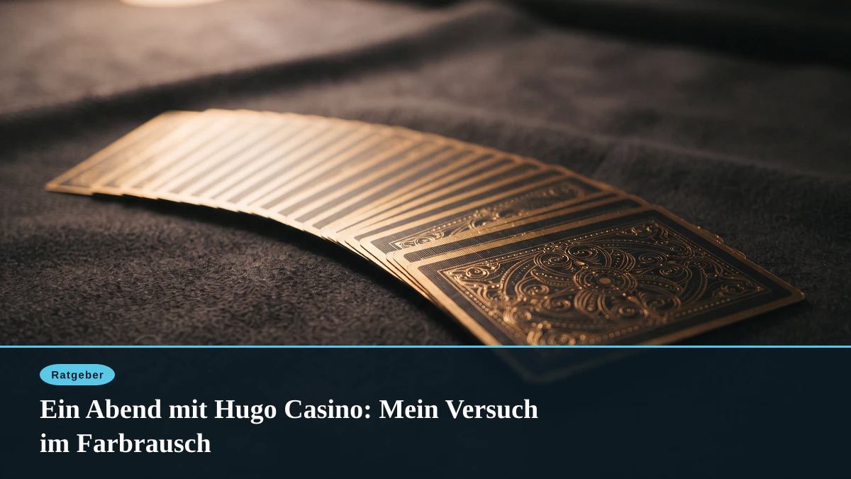 Ein Abend mit Hugo Casino: Mein Versuch im Farbrausch