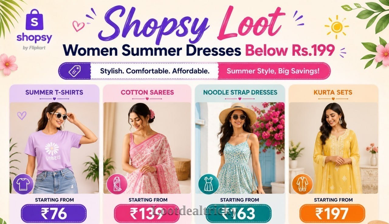 Shopsy Loot Grabfast – Best Deal Get 70% OFF Today Shopsy Loot Grabfast – Best Deal Get 70% OFF Today