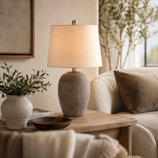 Pleated Table Lamp