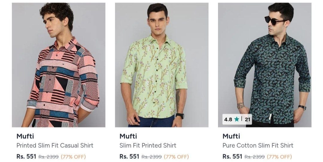 Loot Mufti Clothing – Lowest Price Get 70% OFF Today