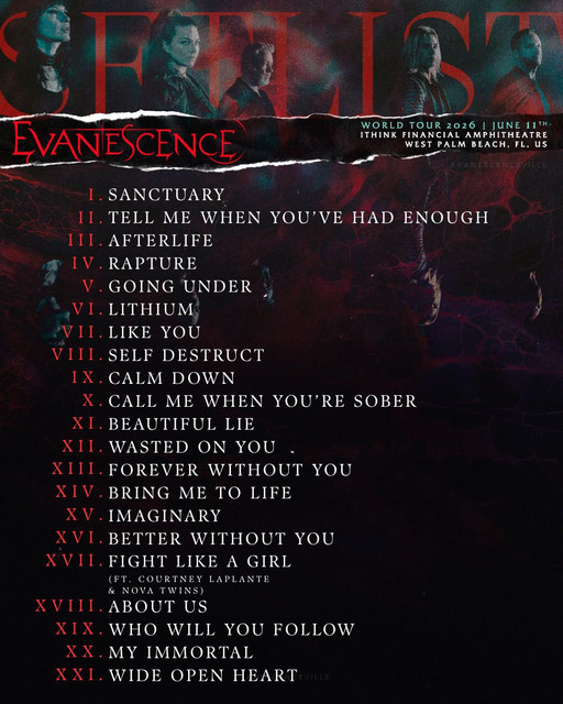 setlist evawebsite