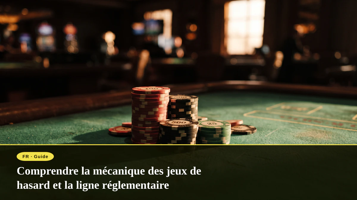 Comprendre la mécanique des jeux de hasard et la ligne réglementaire