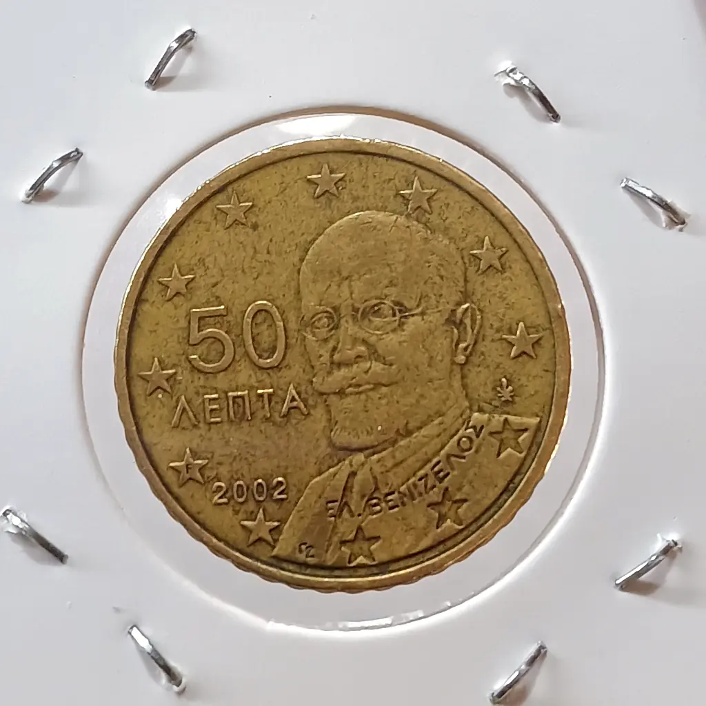 Lote com 4 Moedas Estrangeiras 2 quarter Dollar e 2 Centavos de Euro - Foto 5