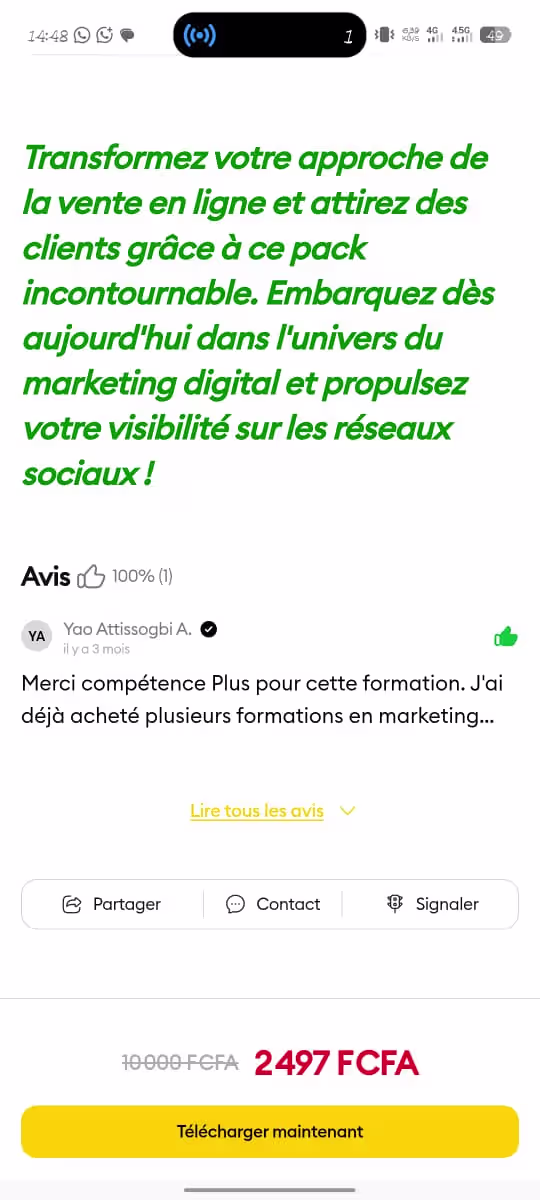 Cas 5 Page Avant