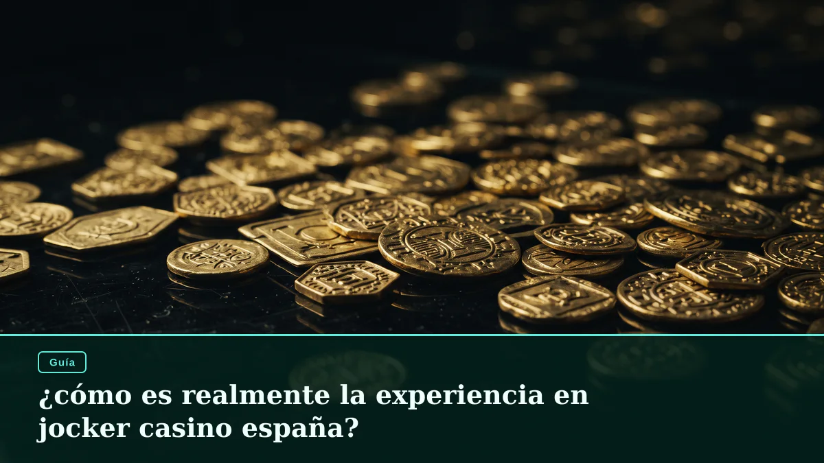 ¿cómo es realmente la experiencia en jocker casino españa?