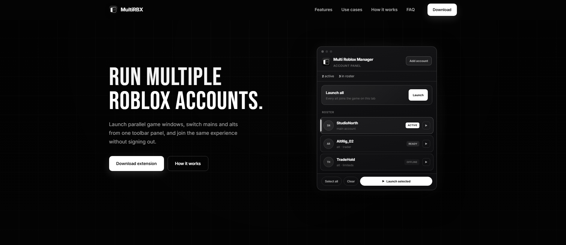 Screenshot of multirbx.at
