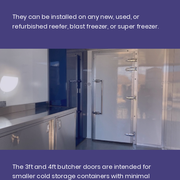 Cold Storage Butcher Doors: Equip Your Shipping Container With Custom Fabrications