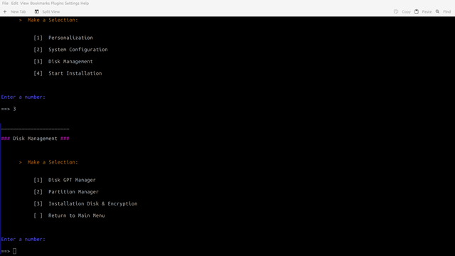 Disk-Management-Submenu