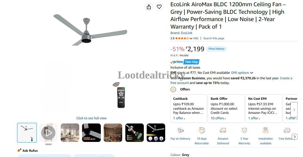 Ecolink Bldc 1200mm | Loot Lo
