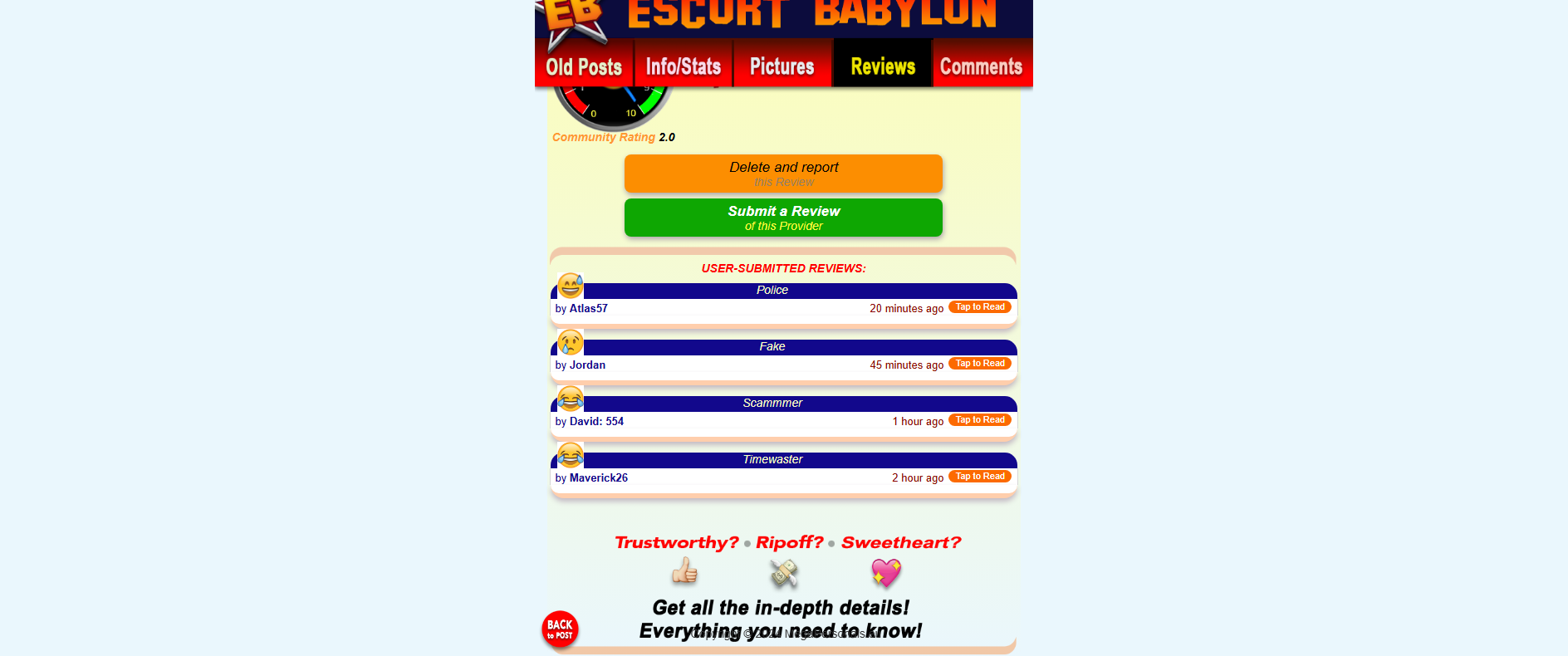 Stored capture of escortbabylone-reviews.us