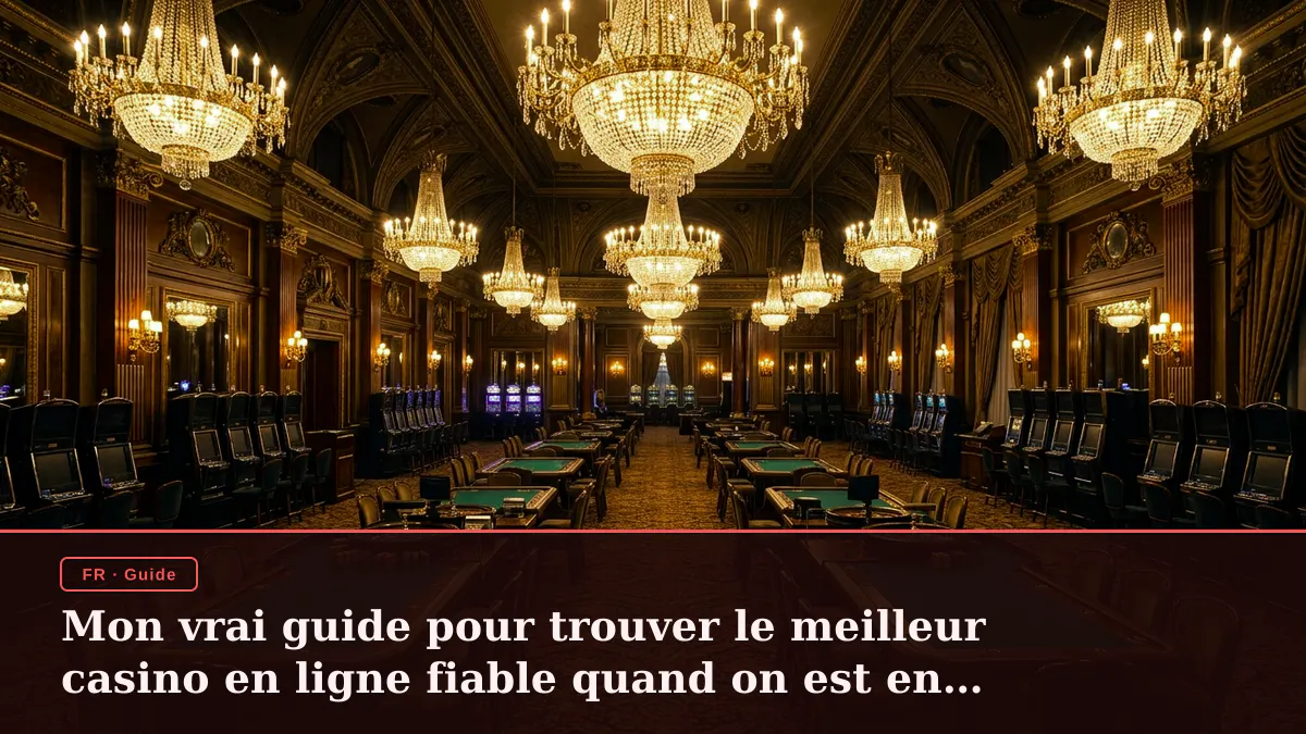 Mon vrai guide pour trouver le meilleur casino en ligne fiable quand on est en france
