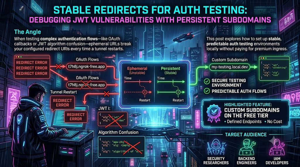 Stable Redirects for Auth Testing: Debugging JWT Vulnerabilities with Persistent Subdomains