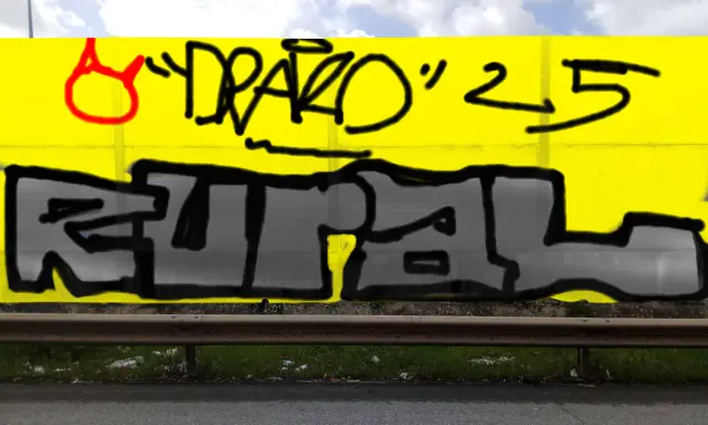 Graffiti artwork by drako777