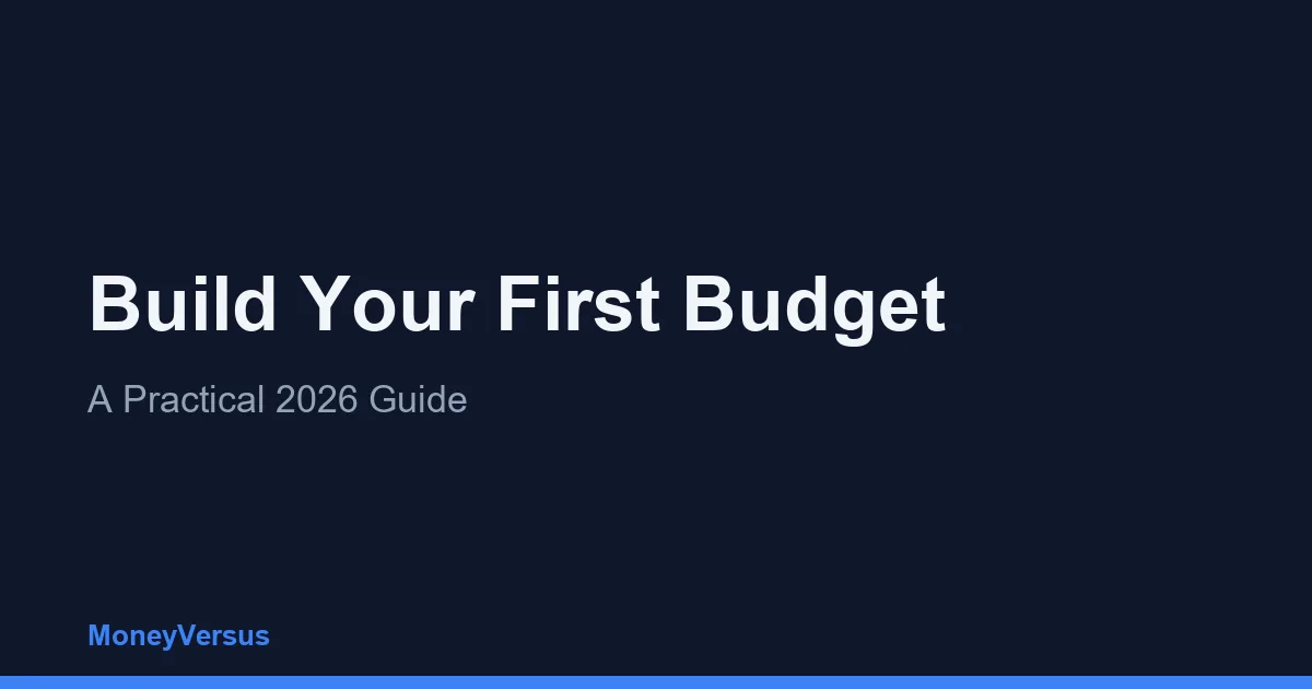Build Your First Budget
