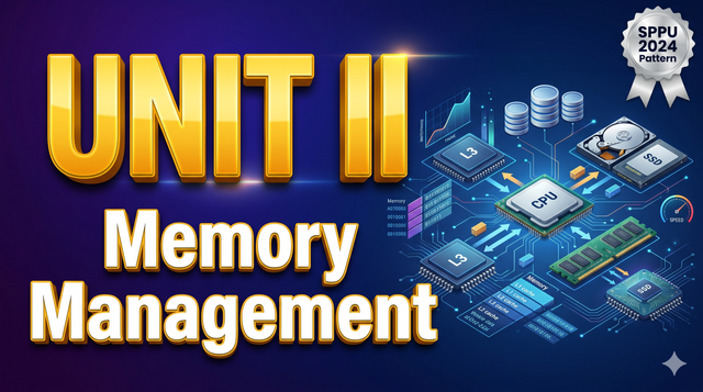 Unit 2 – Memory Management | COM SPPU 2024 Pattern