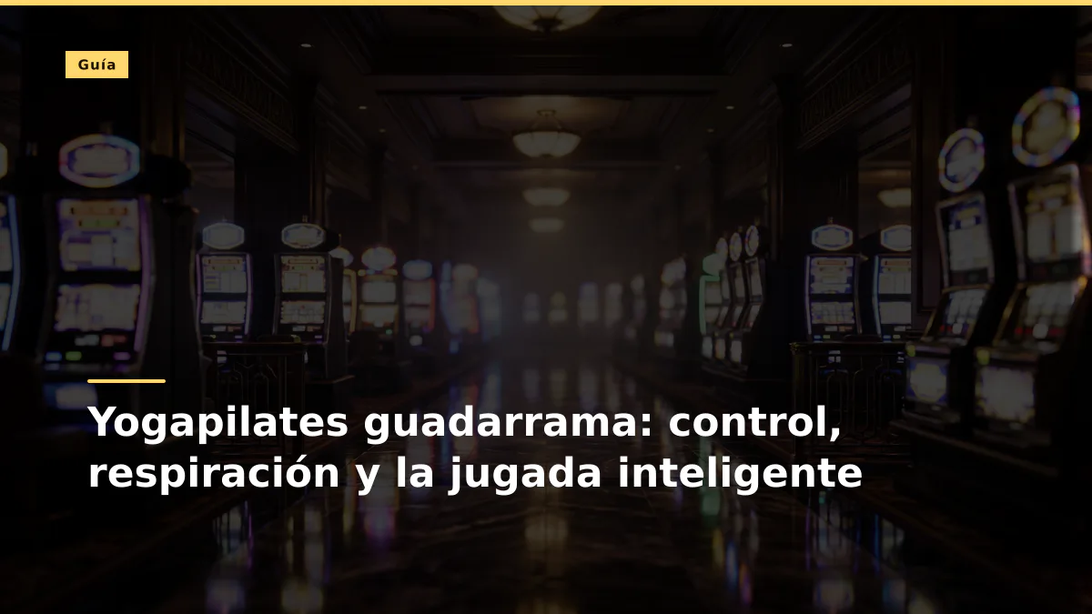 Yogapilates guadarrama: control, respiración y la jugada inteligente