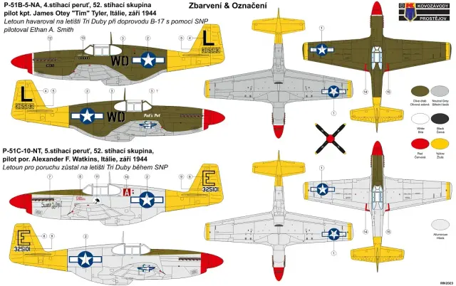 P-51B 1/32 キ83 1/72 s33.1.30.eightman 1/72 - North American P-51 Mustang by Kovozávody Prostějov (KP