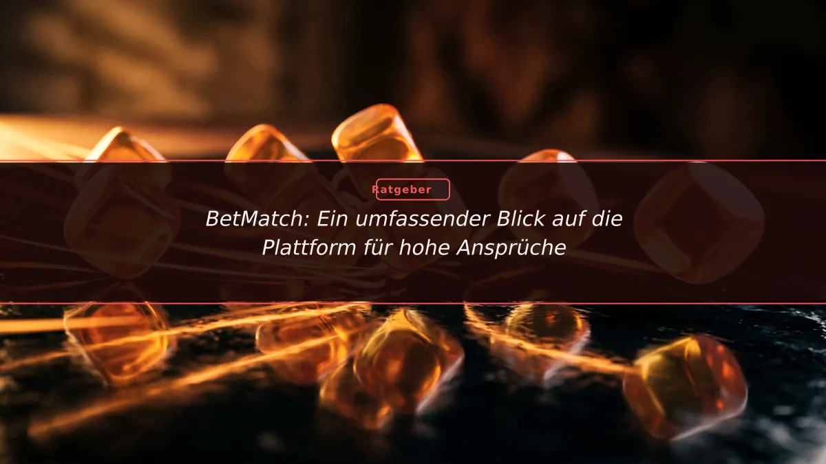 BetMatch: Ein umfassender Blick auf die Plattform für hohe Ansprüche