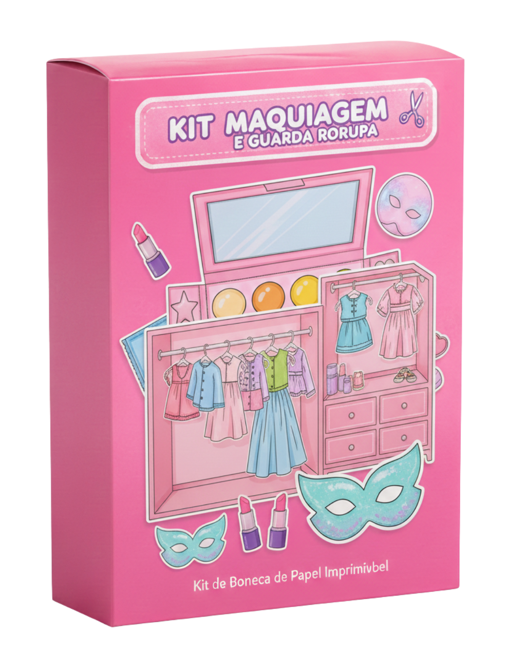 Kit Maquiagem e Guarda-Roupa