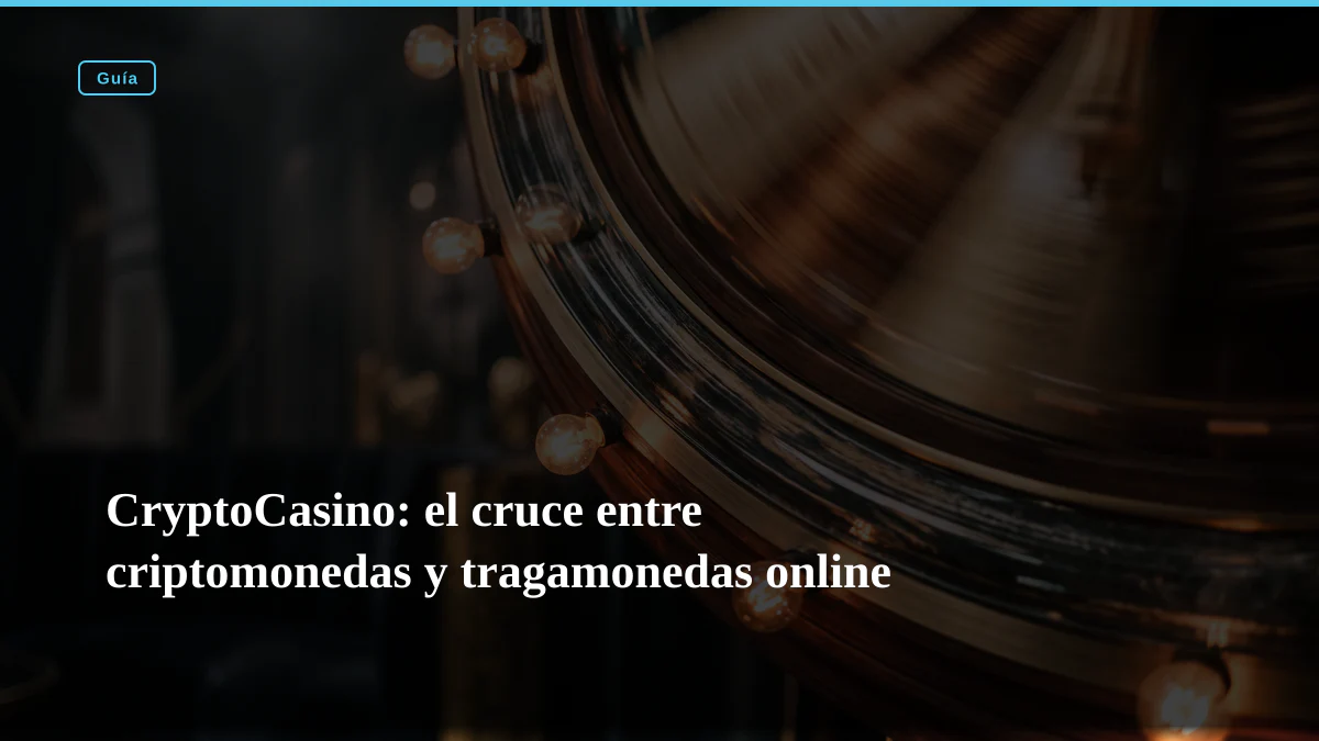 CryptoCasino: el cruce entre criptomonedas y tragamonedas online