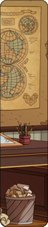 A cartographer's office