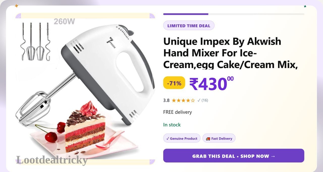hand Blender Electric – Just ₹430 | Best Price Drop Today hand Blender Electric – Just ₹430 | Best Price Drop Today