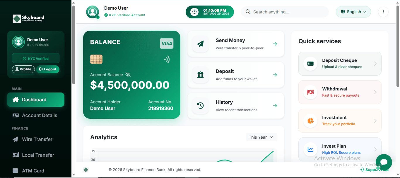 Skyboard Bank