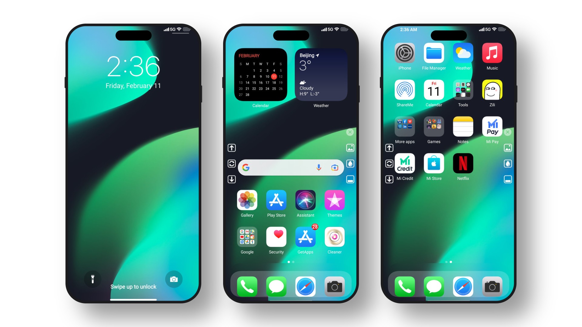 iOS16 Concept HyperOS Theme