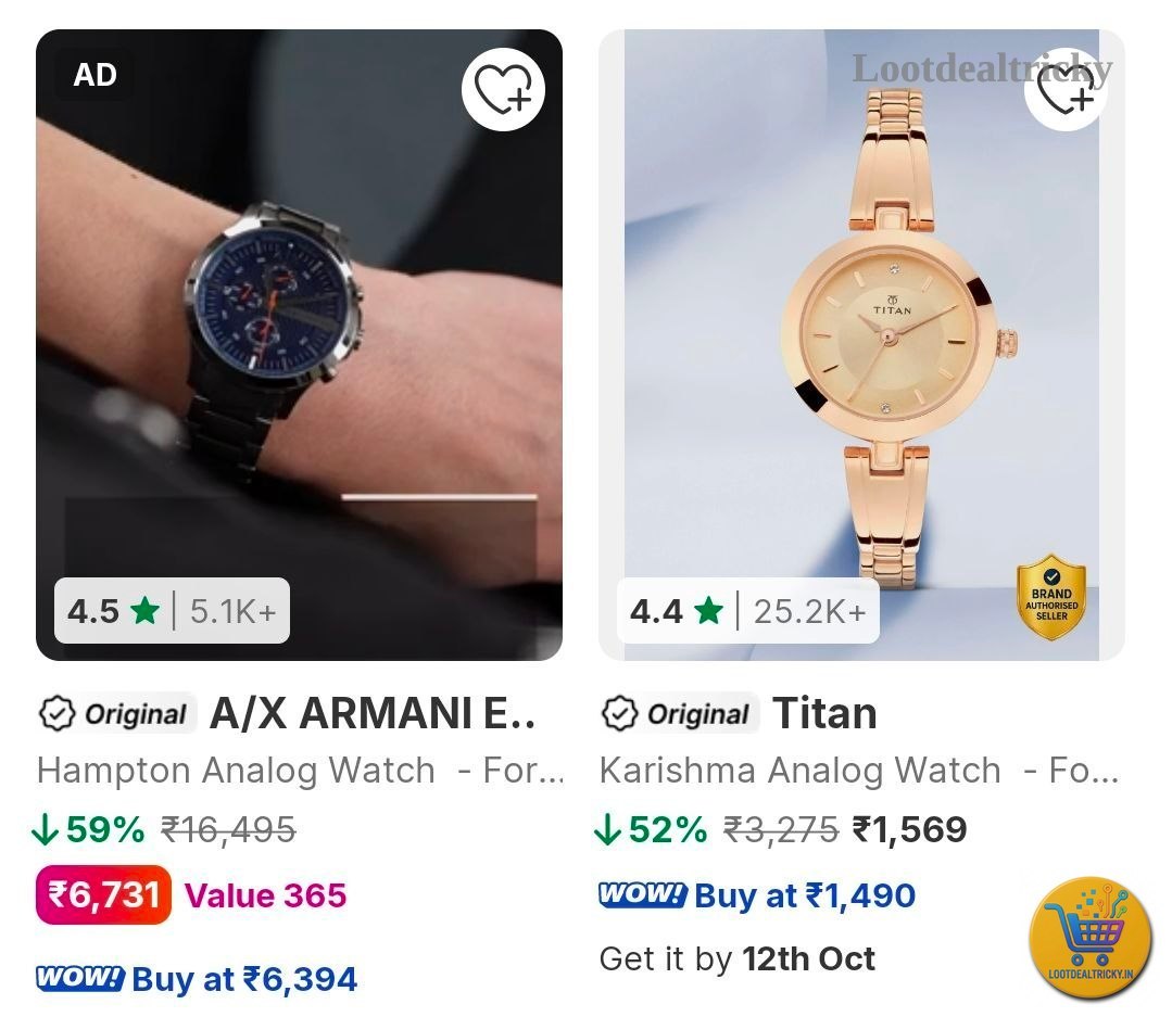 Flipkart Titan Wrist – Just 50% OFF | Lowest Price Deal