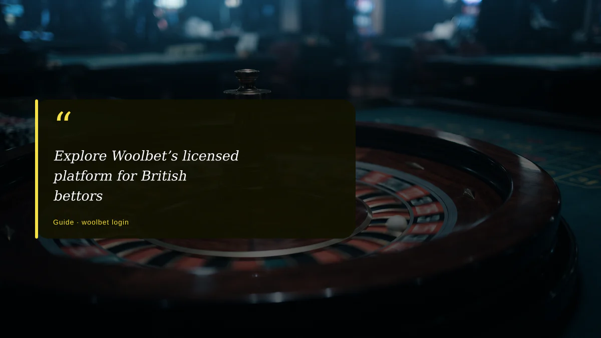 Explore Woolbet’s licensed platform for British bettors