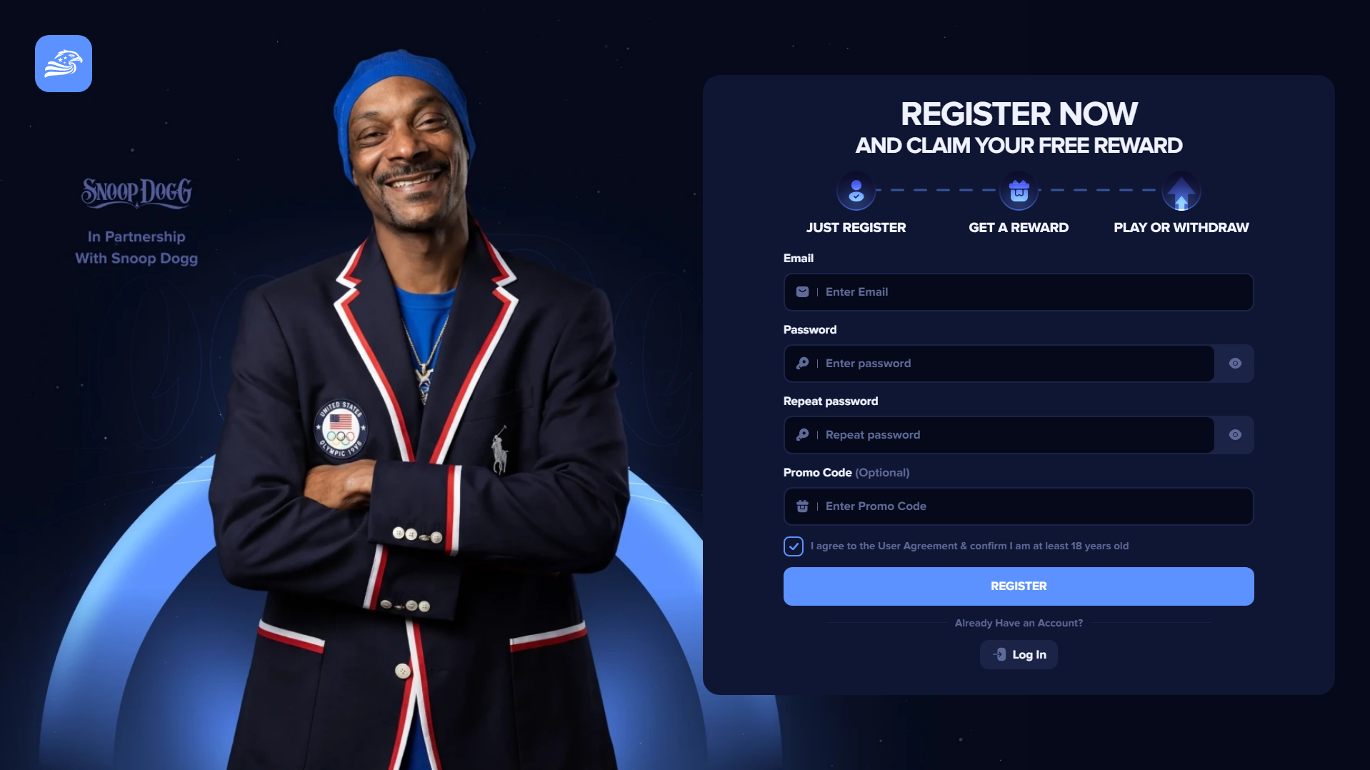 Screenshot of snoopdbet.com