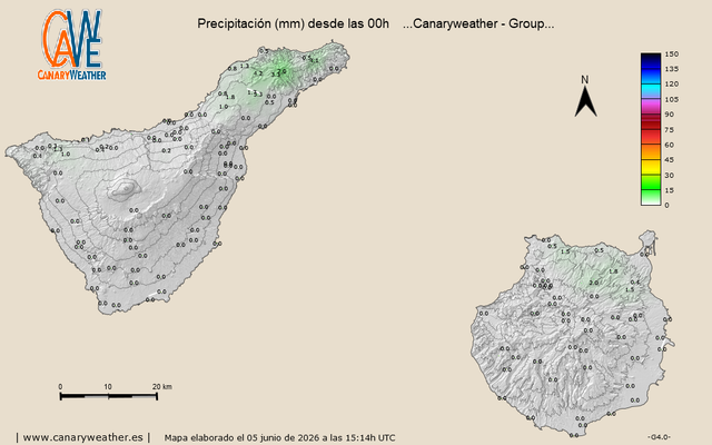 mapa lluvia TF GC C