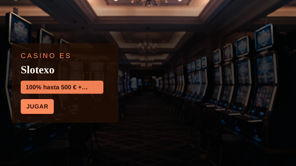 Slotexo casino &mdash; bono de bienvenida 100% hasta 500 &euro; + 200 FS, pagos: Visa, Mastercard, Skrill, Neteller, Paysafecard