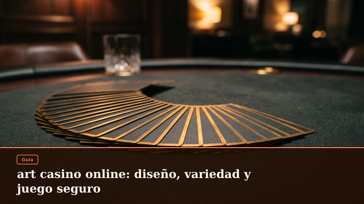 art casino online: diseño, variedad y juego seguro