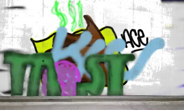 Graffiti artwork by taost