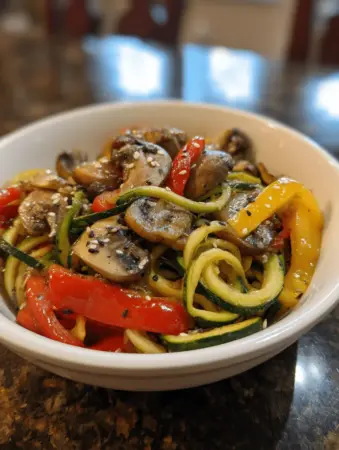 Vibrant Zucchini Noodle Stir-Fry: A Must-Try Low-Carb Dinner Recipe