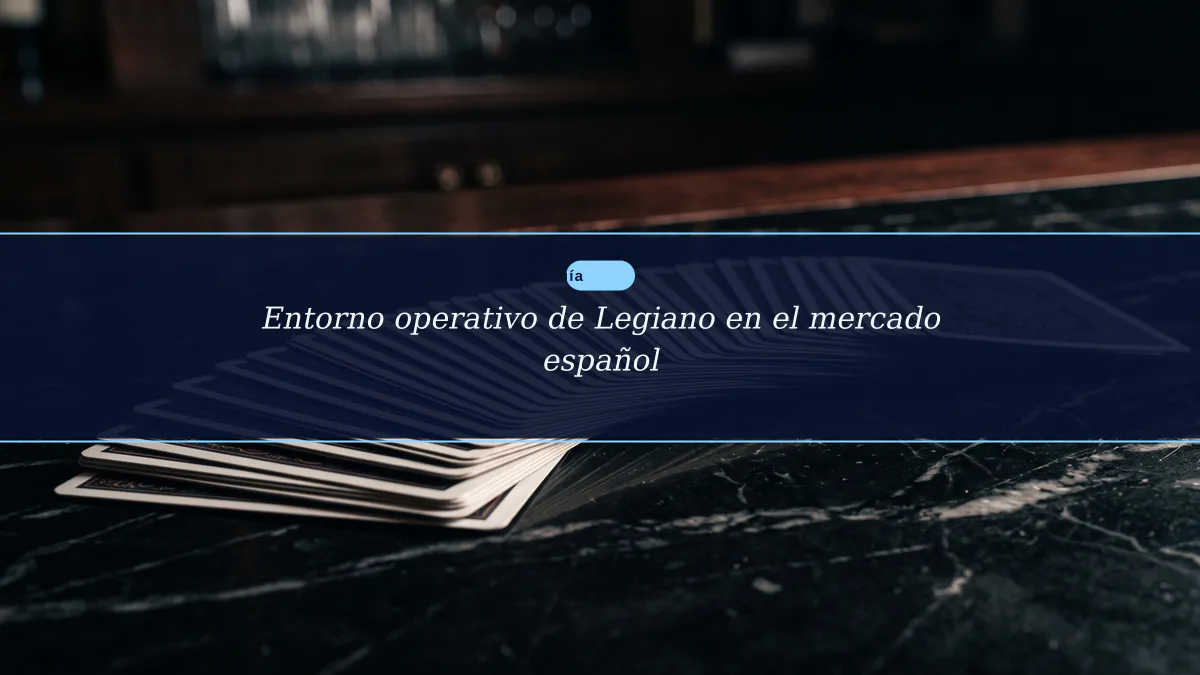Entorno operativo de Legiano en el mercado español