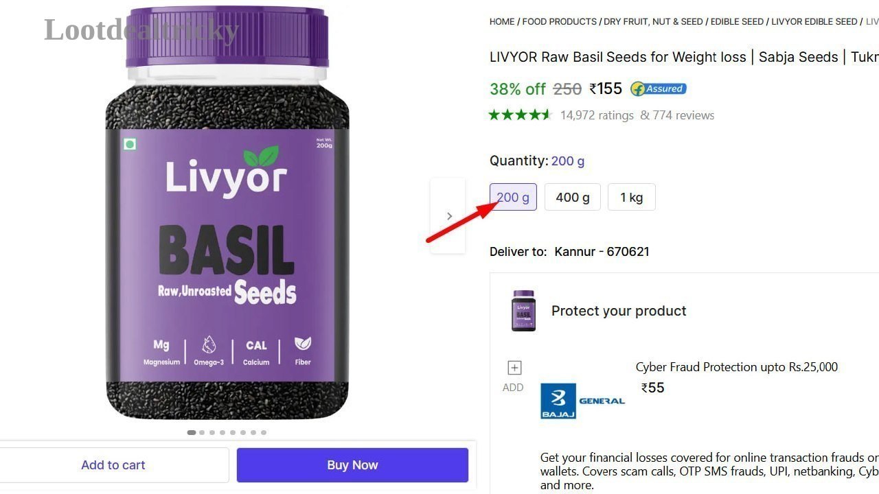 Raw Basil Seeds – Just ₹155 | Limited Time Loot Offer Raw Basil Seeds – Just ₹155 | Limited Time Loot Offer