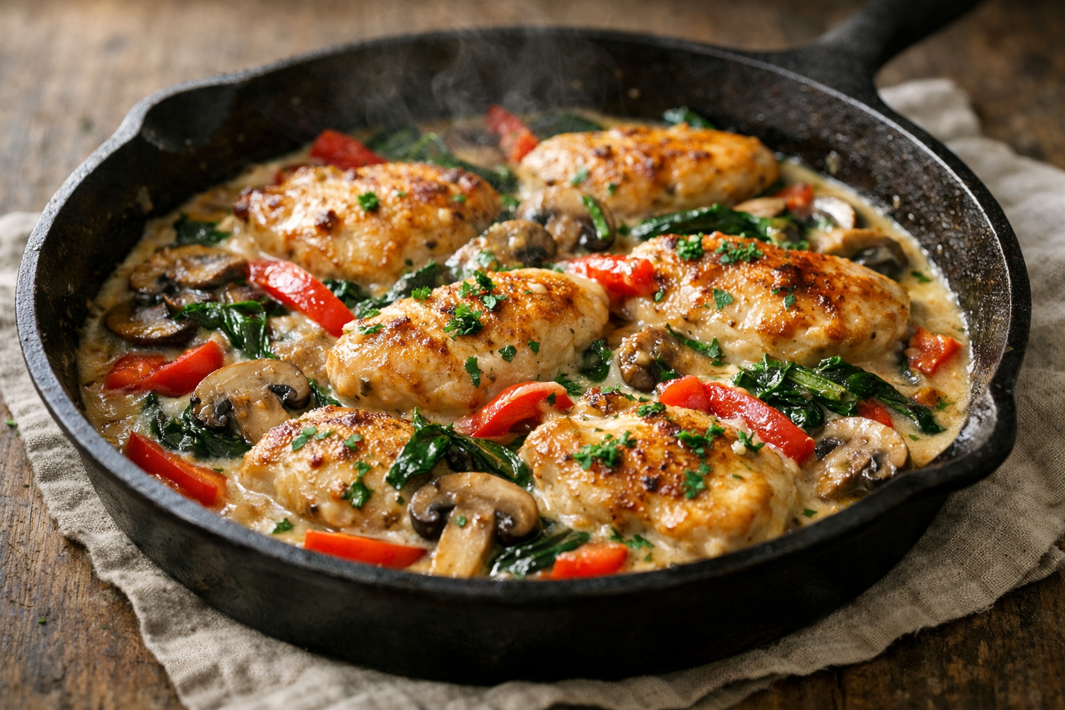 Quick Weeknight Chicken Skillet Recipe