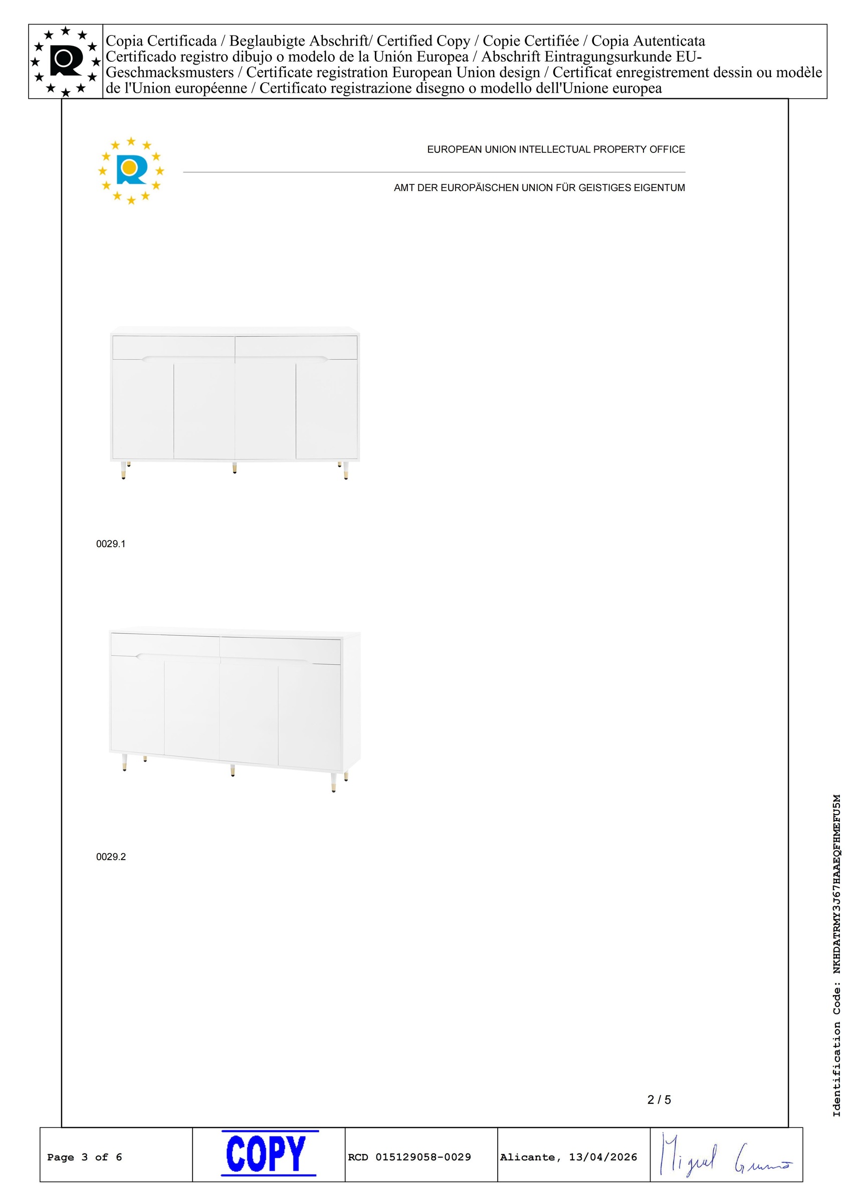 Buffet Blanc, 2 Tiroirs, 2 Portes, Rangement, Fermeture Douce, Étagères Réglables - Panneaux de Particules - 140x39x84cm 4