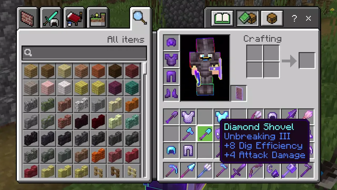 Enchantment Outlines Inventory RGB