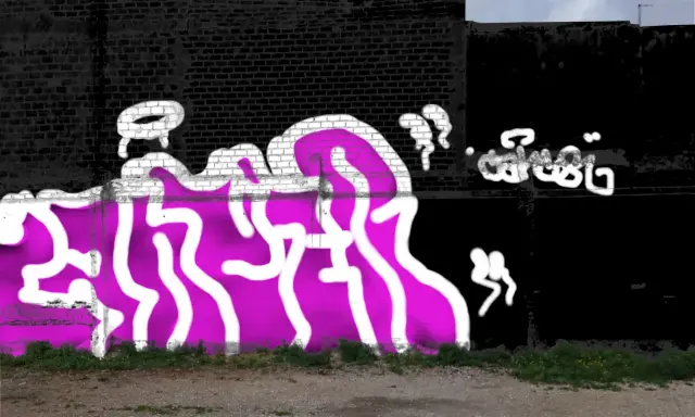 Graffiti artwork by cancer
