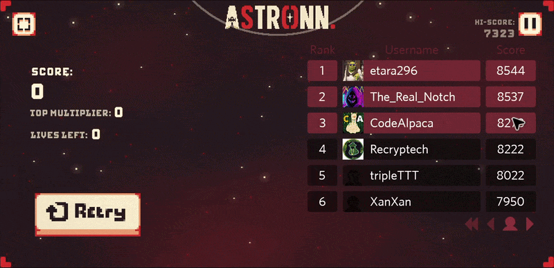 ASTRONN Samuel Tome