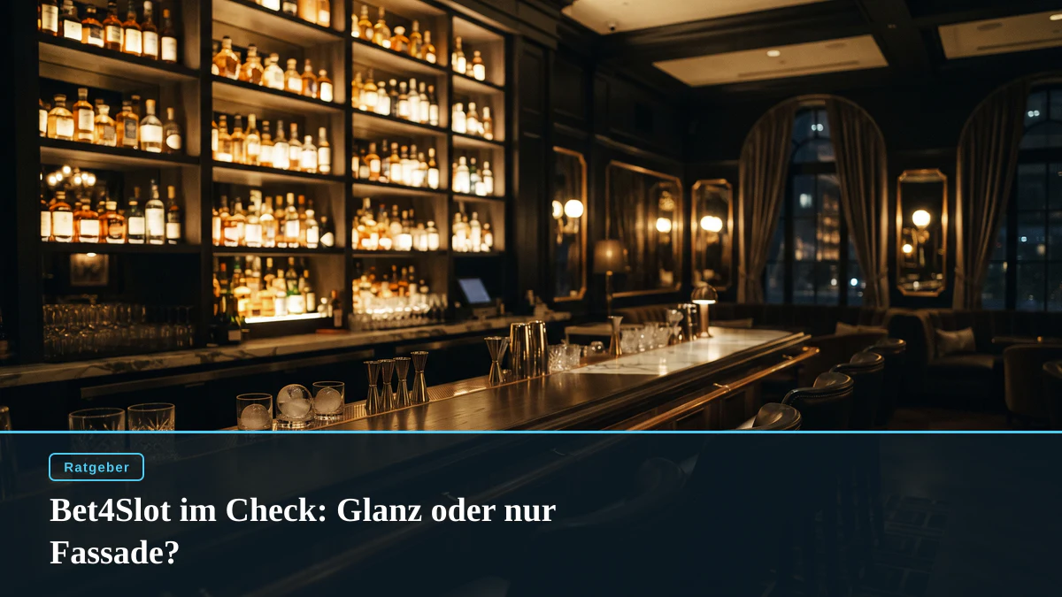 Bet4Slot im Check: Glanz oder nur Fassade?