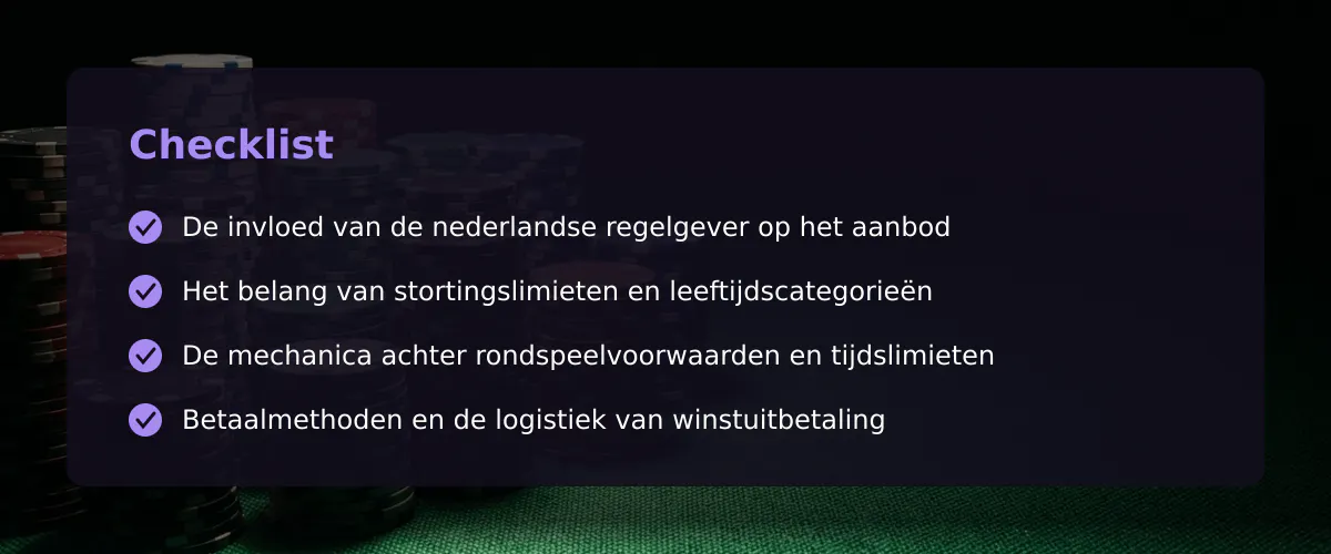 De nuchtere waarheid over de moderne casino aanbieding — Checklist