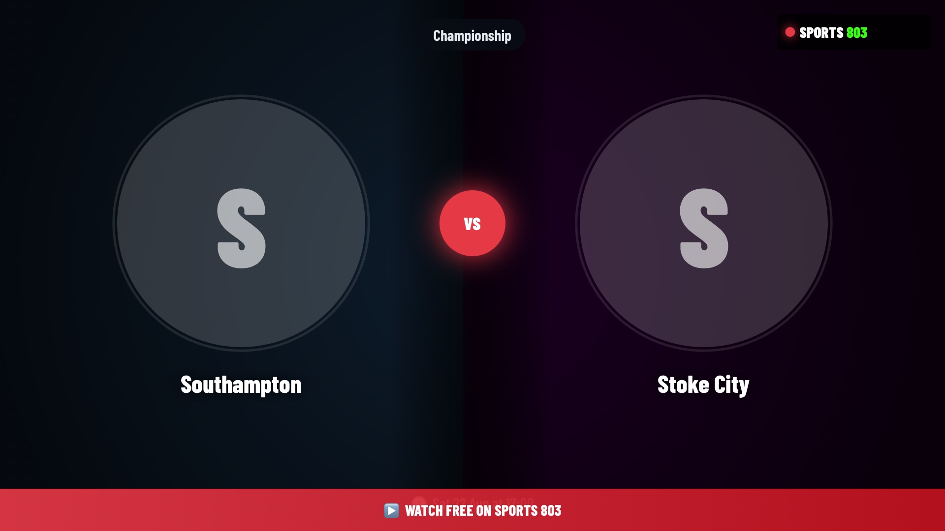 Southampton vs Stoke City – Championship Live Stream | Sports 803